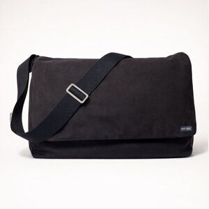 Jack Spade Vintage 90s Chocolate Brown Canvas Messenger Shoulder Bag